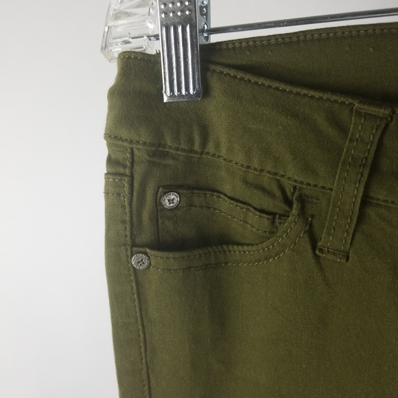 Altar'd State Dusky Green Skinny Jeans - Picture 5 of 6